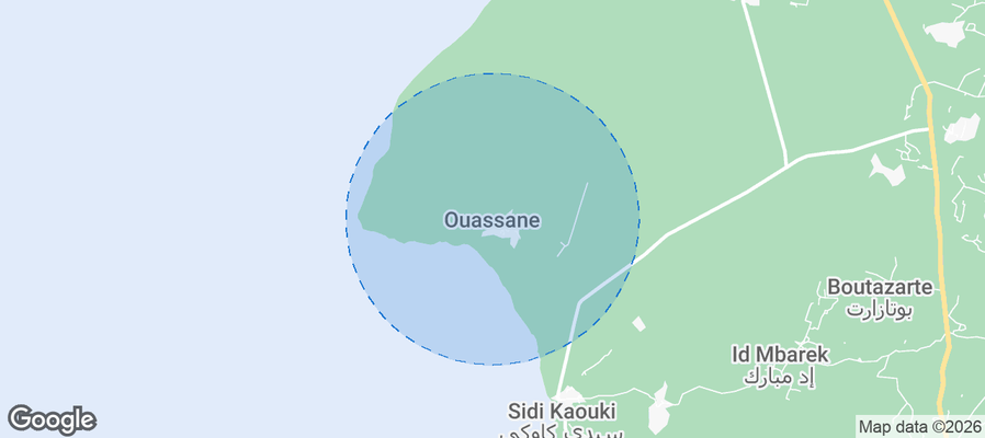 Ouassane Airbnb map