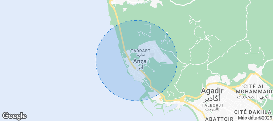 Anza Airbnb map