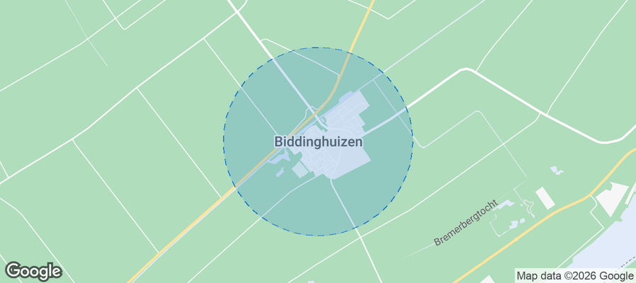 Biddinghuizen Airbnb map