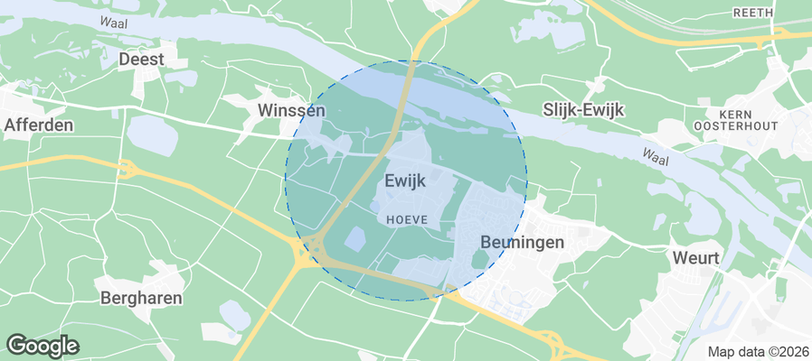 Ewijk Airbnb map