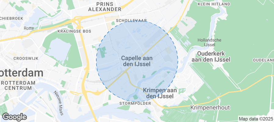 Map of Airbnb listings in Capelle aan den IJssel