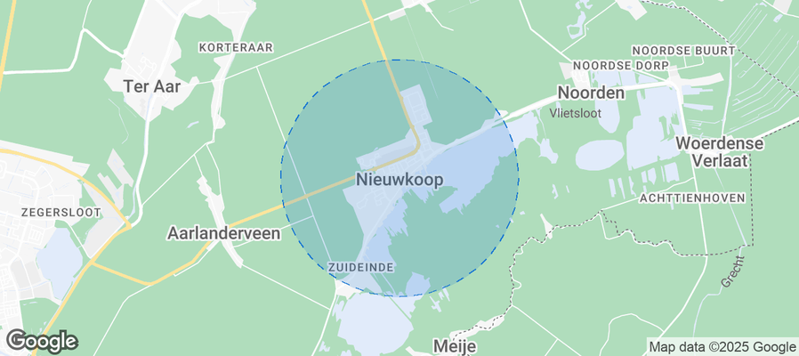 Map of Airbnb listings in Nieuwkoop