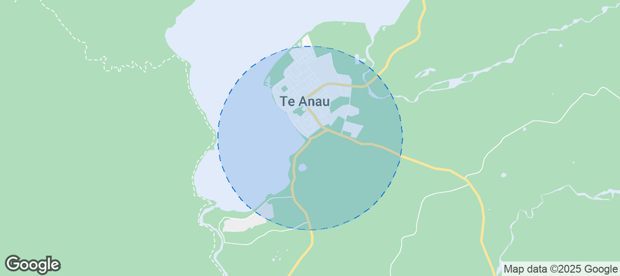 Map of Airbnb listings in Fiordland Community