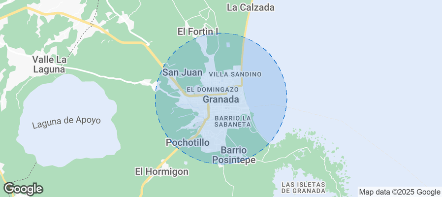 Map of Airbnb listings in Granada (Municipio)