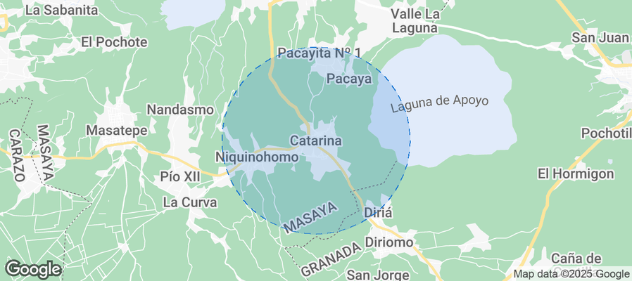 Map of Airbnb listings in Catarina (Municipio)