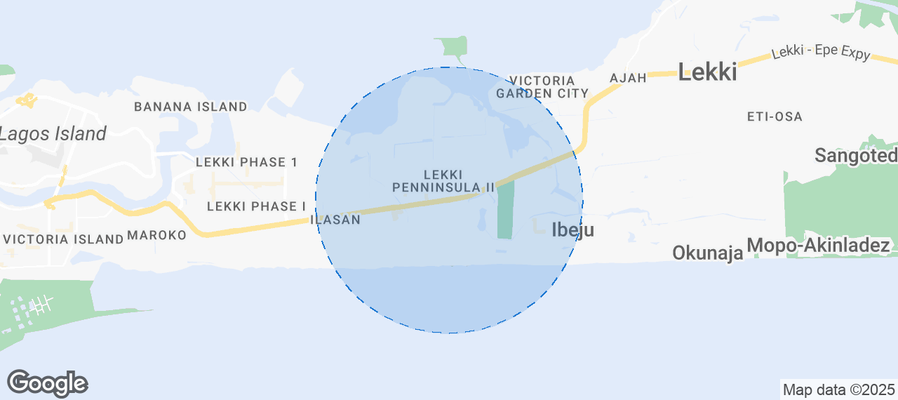 Map of Airbnb listings in Igboefon