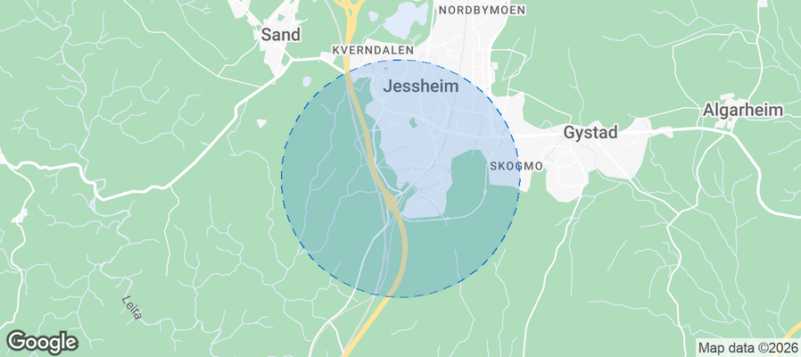 Ullensaker Airbnb map