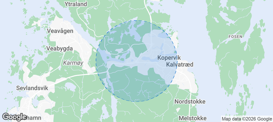 Karmøy Airbnb map