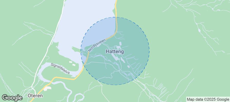 Map of Airbnb listings in Storfjord