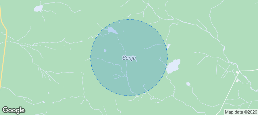 Senja Airbnb map