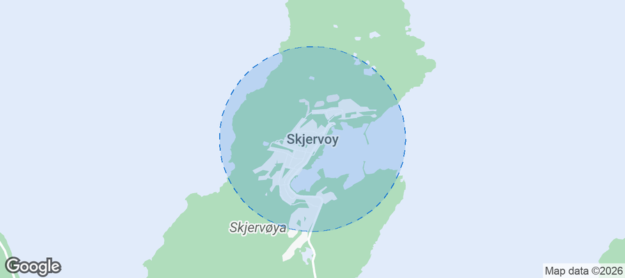 Skjervøy Airbnb map