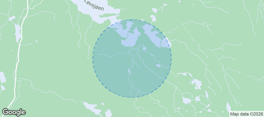 Lierne Airbnb map