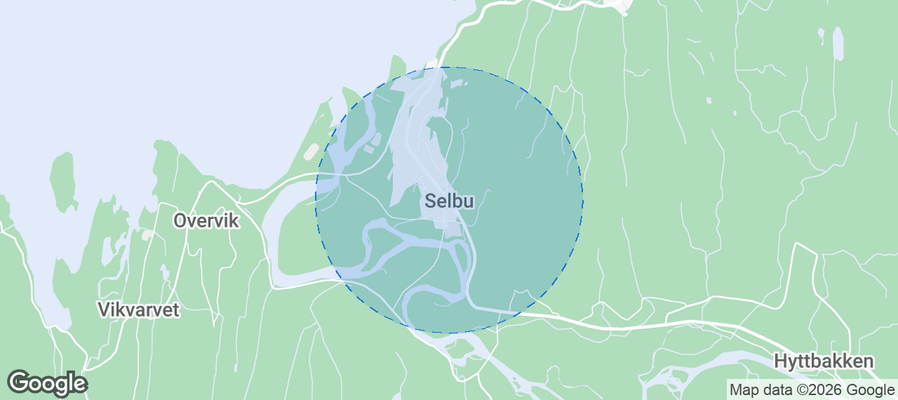 Selbu Airbnb map