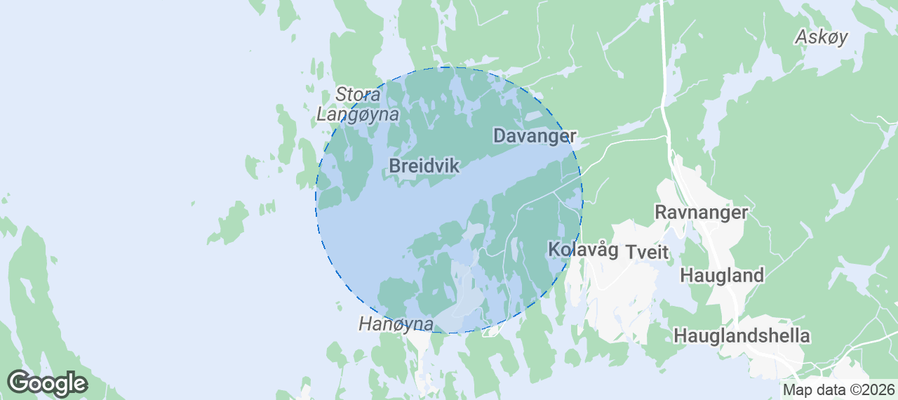 Askøy Airbnb map
