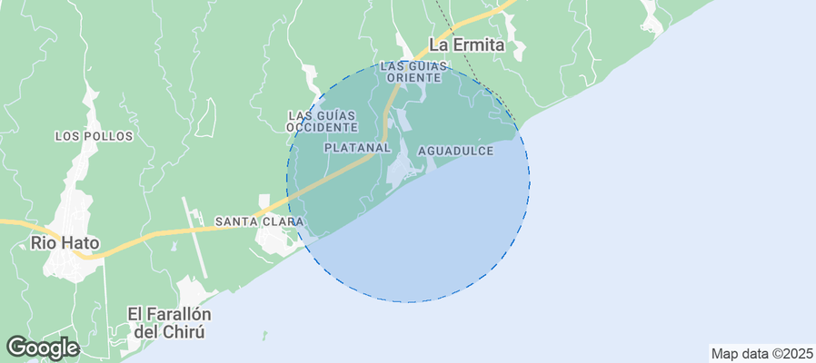 Map of Airbnb listings in Bijao