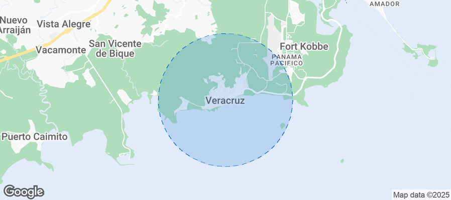 Map of Airbnb listings in Veracruz