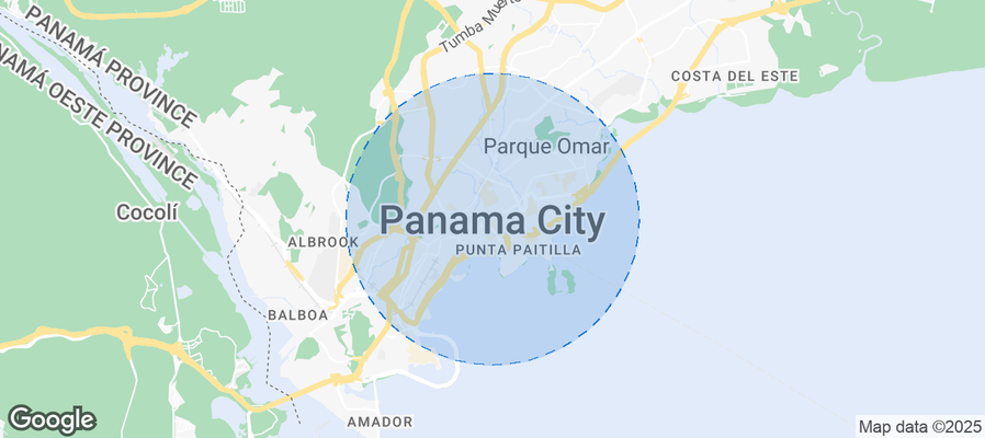 Map of Airbnb listings in Bella Vista