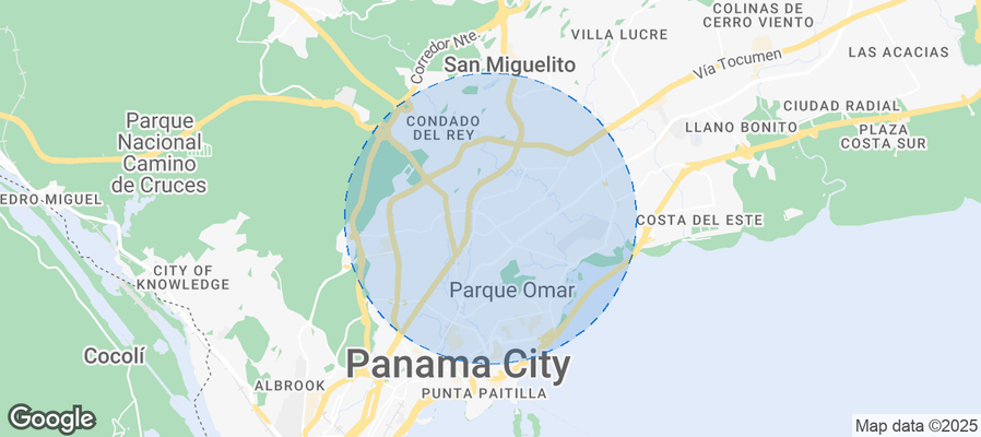 Map of Airbnb listings in Pueblo Nuevo