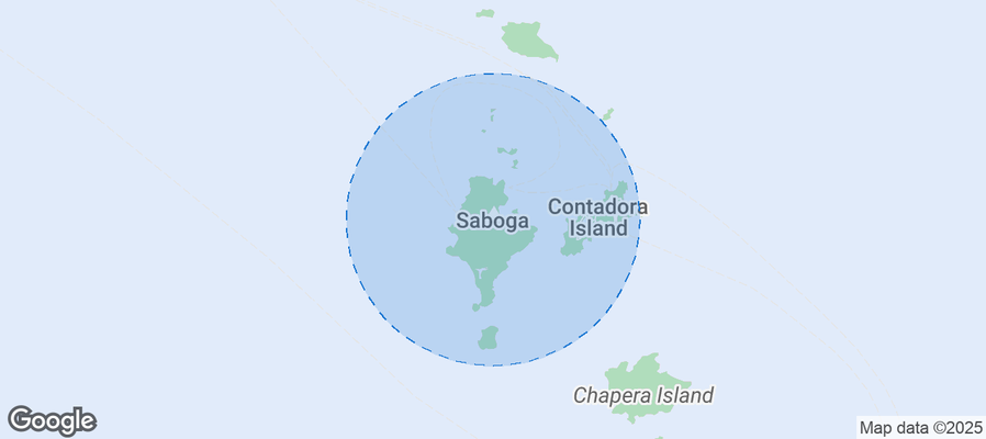 Map of Airbnb listings in Saboga