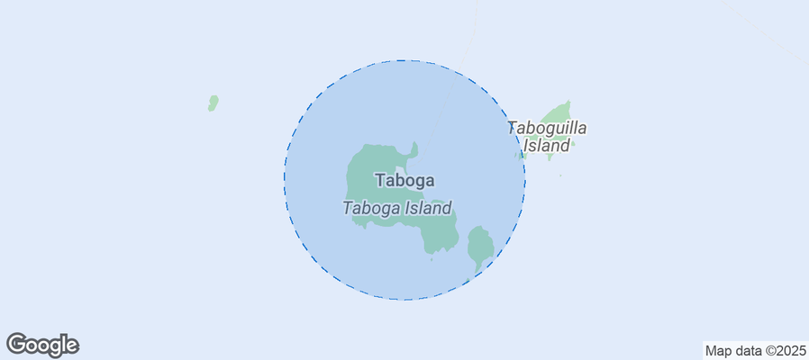 Map of Airbnb listings in Taboga