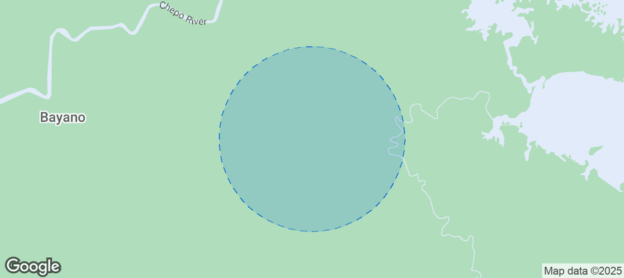 Map of Airbnb listings in Panamá