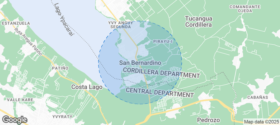 Map of Airbnb listings in San Bernardino