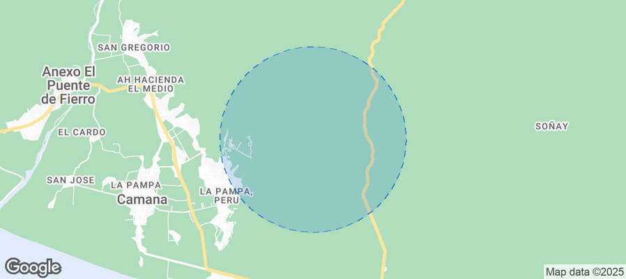 Map of Airbnb listings in Samuel Pastor