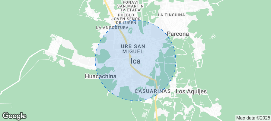 Ica Airbnb map