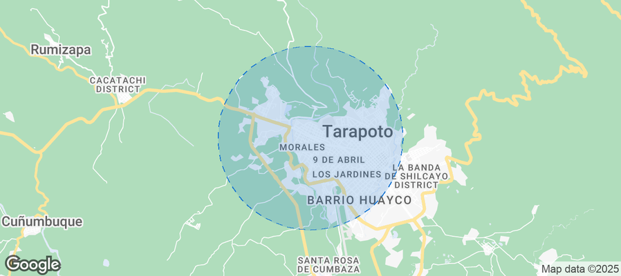 Map of Airbnb listings in Morales