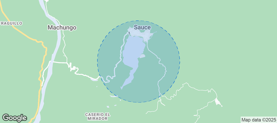Map of Airbnb listings in Sauce