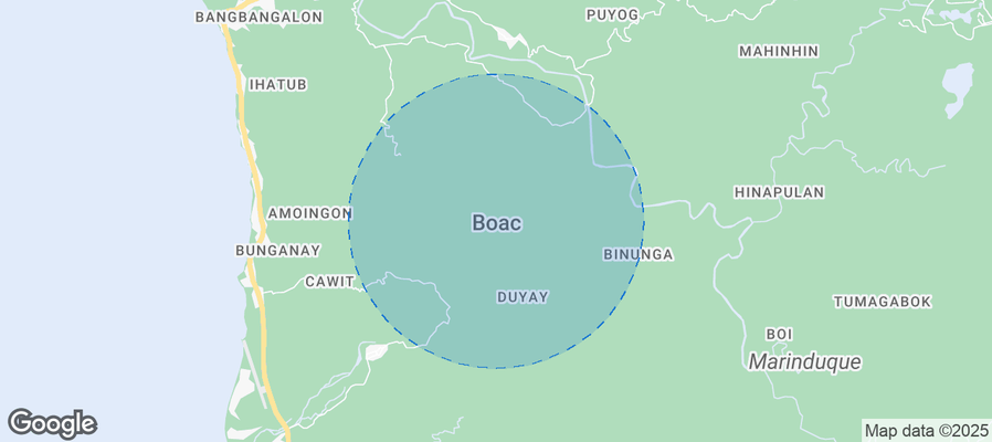 Boac Airbnb map