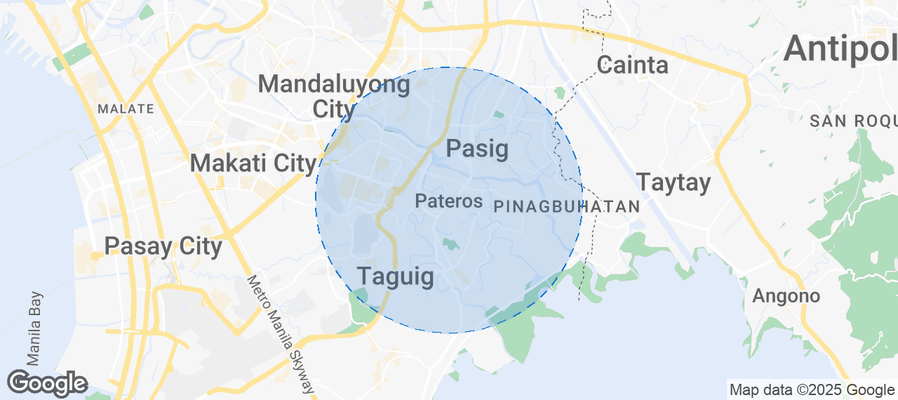 Map of Airbnb listings in Pateros