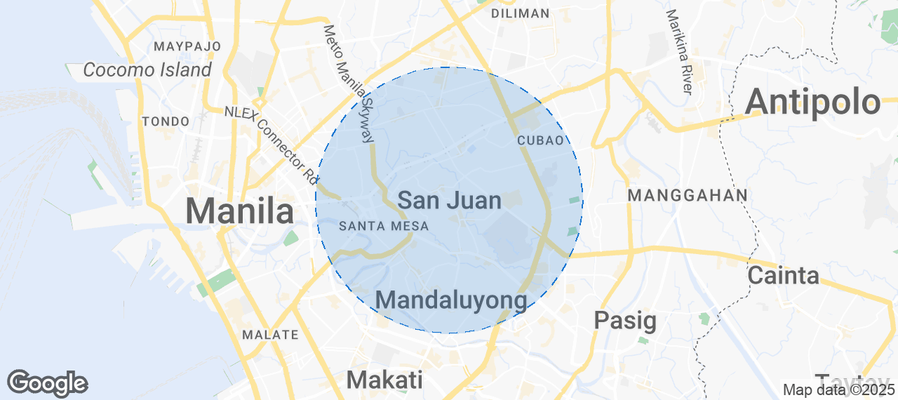 Map of Airbnb listings in San Juan