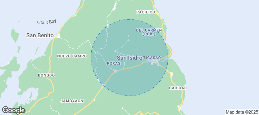 Map of Airbnb listings in San Isidro