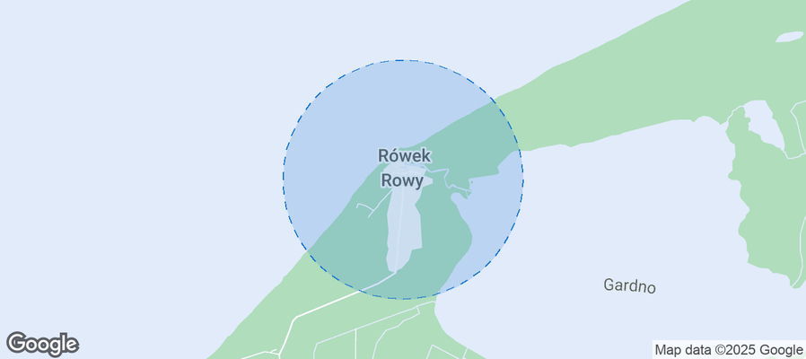 Map of Airbnb listings in Rowy