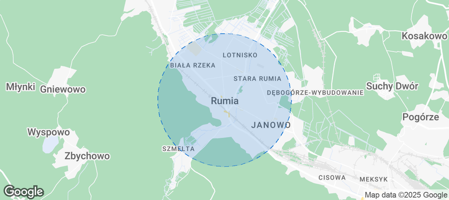 Map of Airbnb listings in Rumia