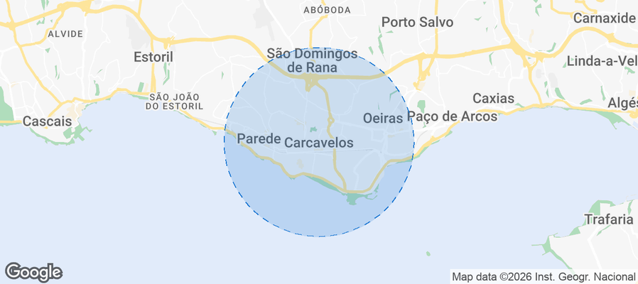Carcavelos Airbnb map