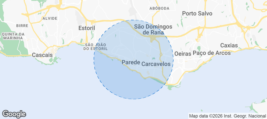 Parede Airbnb map