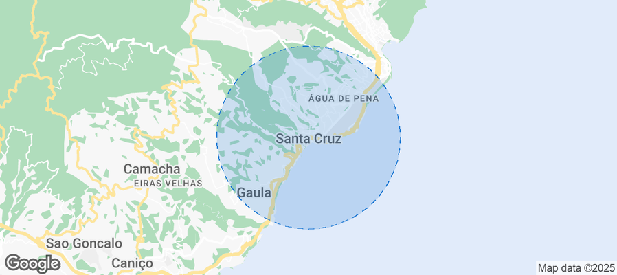 Map of Airbnb listings in Santa Cruz