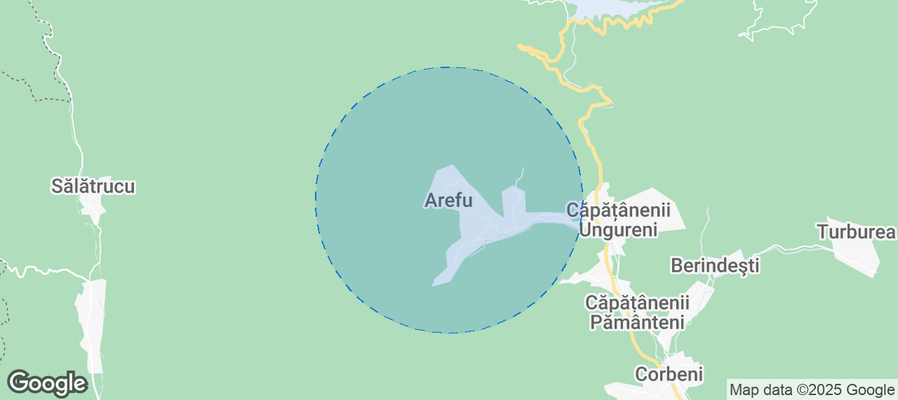 Map of Airbnb listings in Arefu