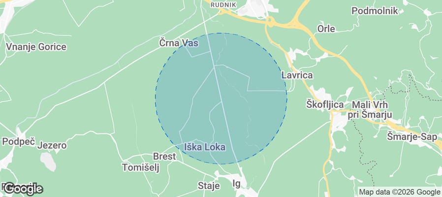 Map of Airbnb listings in Ig