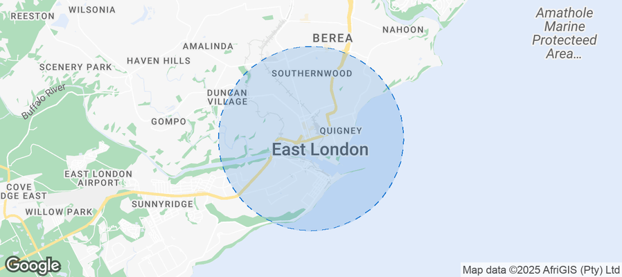 Map of Airbnb listings in East London
