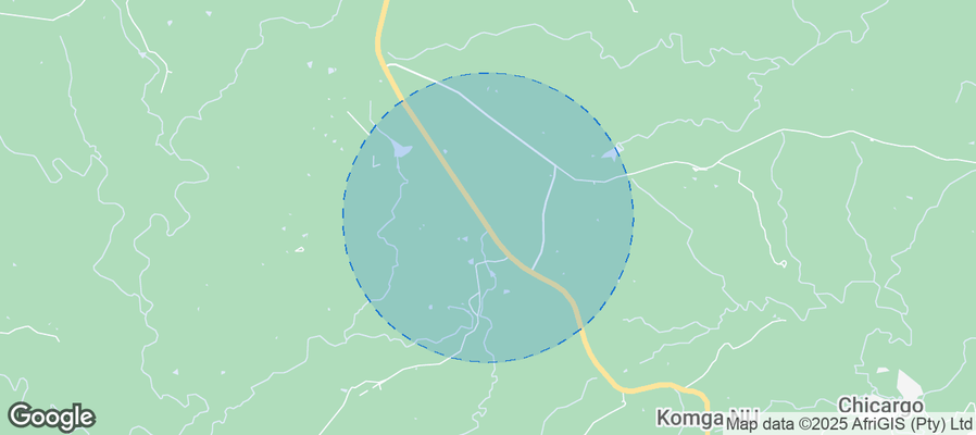 Map of Airbnb listings in Great Kei Local Municipality