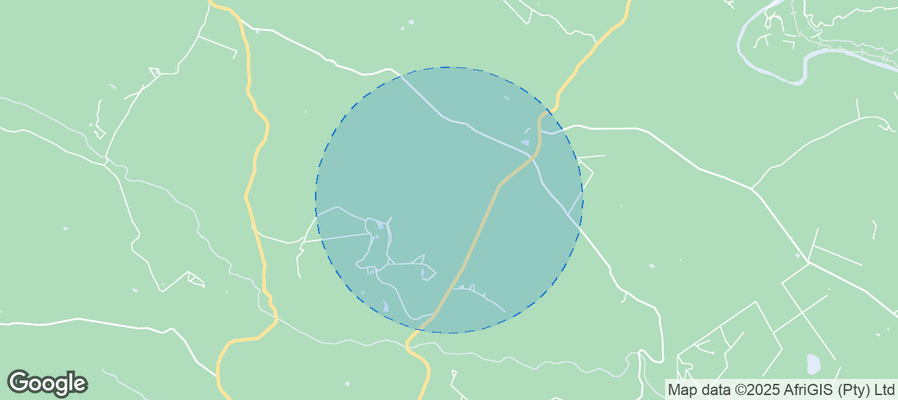 Map of Airbnb listings in Kouga Local Municipality