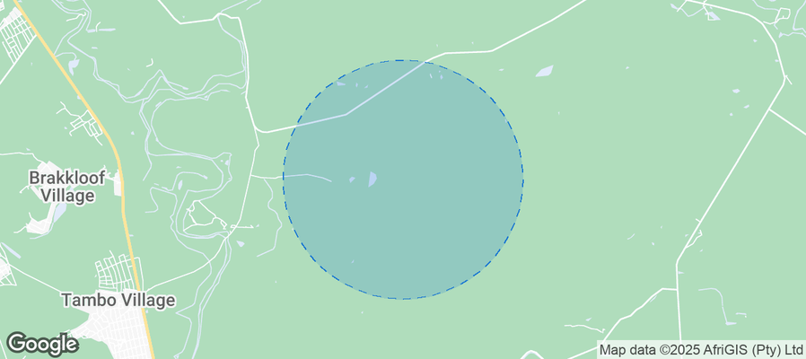Map of Airbnb listings in Lukhanji Local Municipality