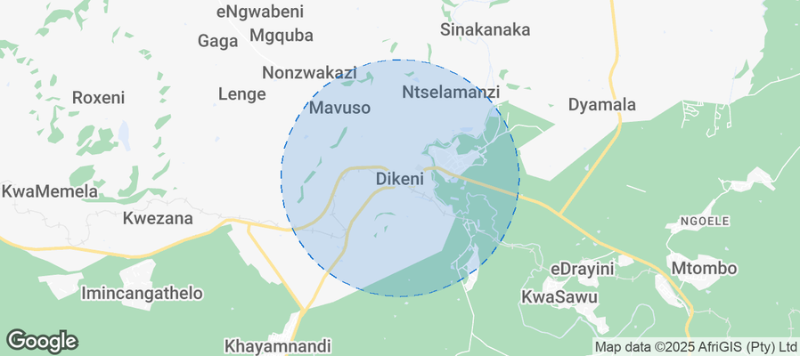 Map of Airbnb listings in Nkonkobe Local Municipality