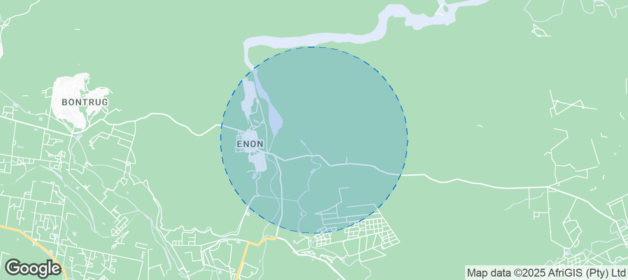 Map of Airbnb listings in Sundays River Valley Local Municipality