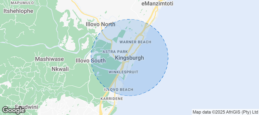 Map of Airbnb listings in Kingsburgh