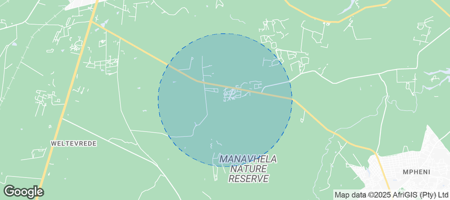 Map of Airbnb listings in Makhado Local Municipality