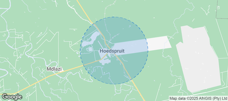 Map of Airbnb listings in Maruleng Local Municipality